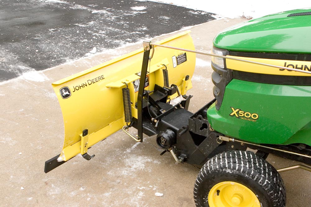 Used snow plow for john deere x500 new arrivals